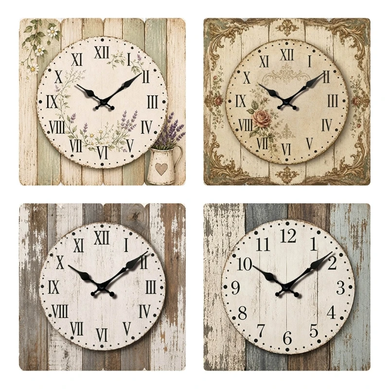 Indoor Home Clock with Clear Number Display and Round Face for Use best sale