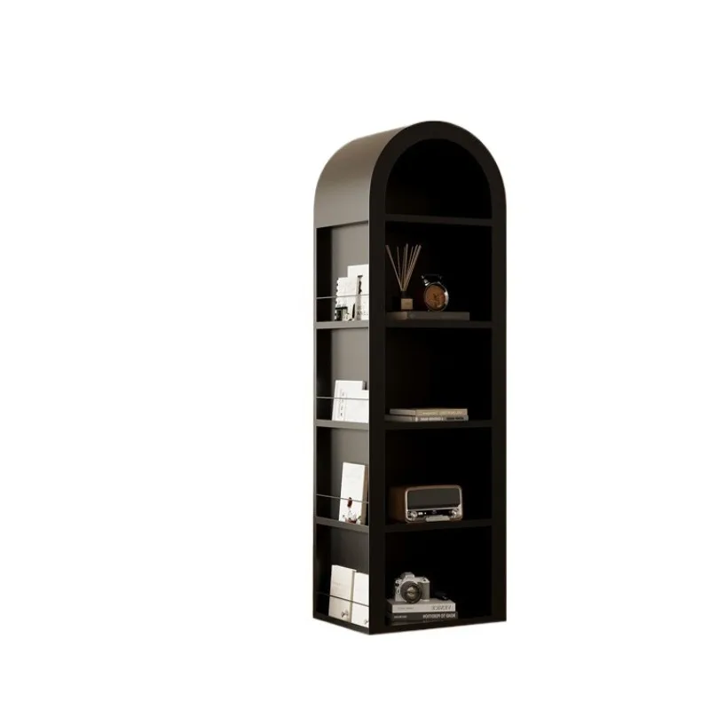 Bedroom fitting mirror rotating full-length mirror floor-to-ceiling bookshelf light luxury magazine rack mirror storage mirror