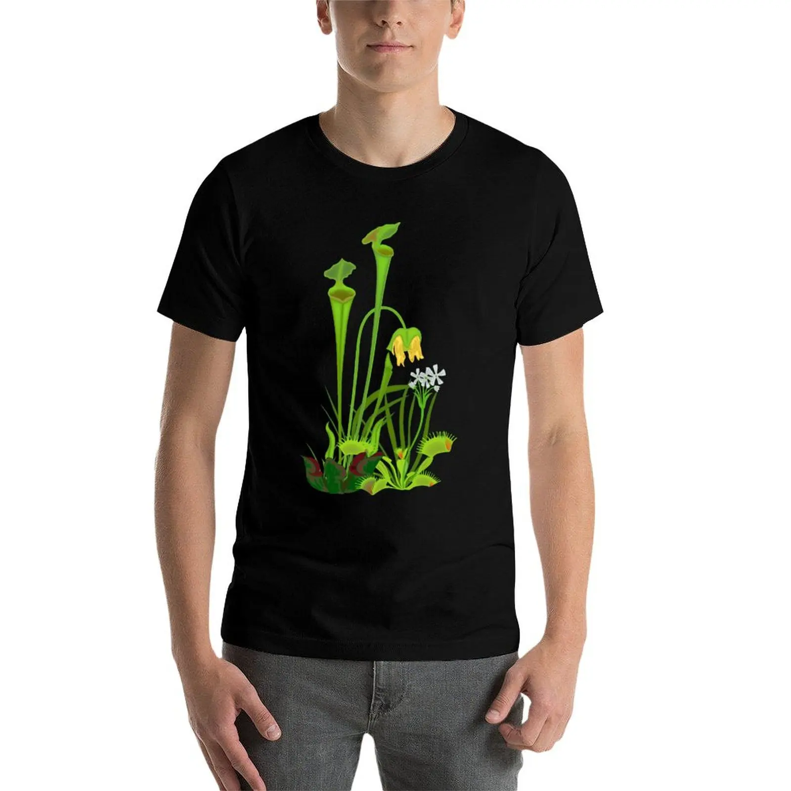 Flowering Carnivorous Plants T-Shirt new gifts and t-shirts plus sizes anime clothes heavyweights anime shirts men