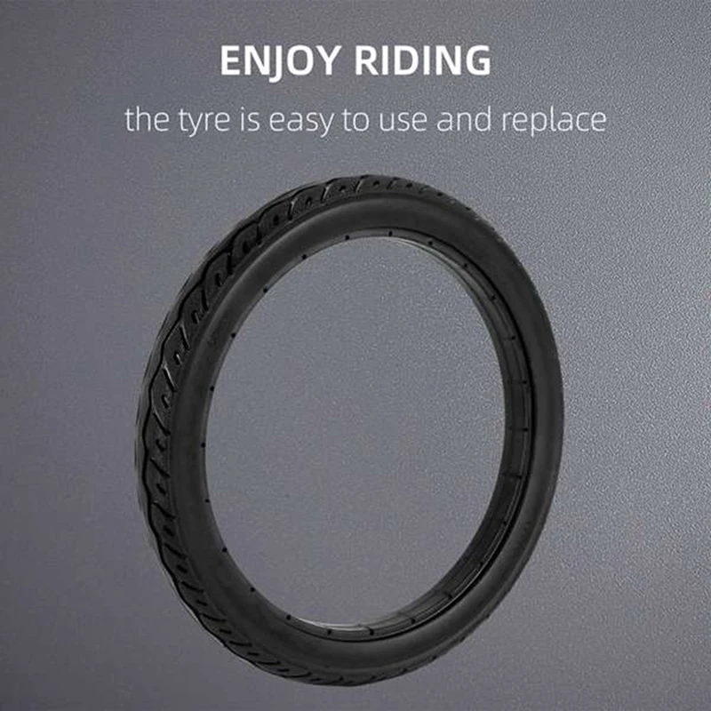 2PCS 16 Inch 16 X 1.75 Bicycle Bike Tires Standby Rubber Non-Slip Tires Cycling Tyre Black