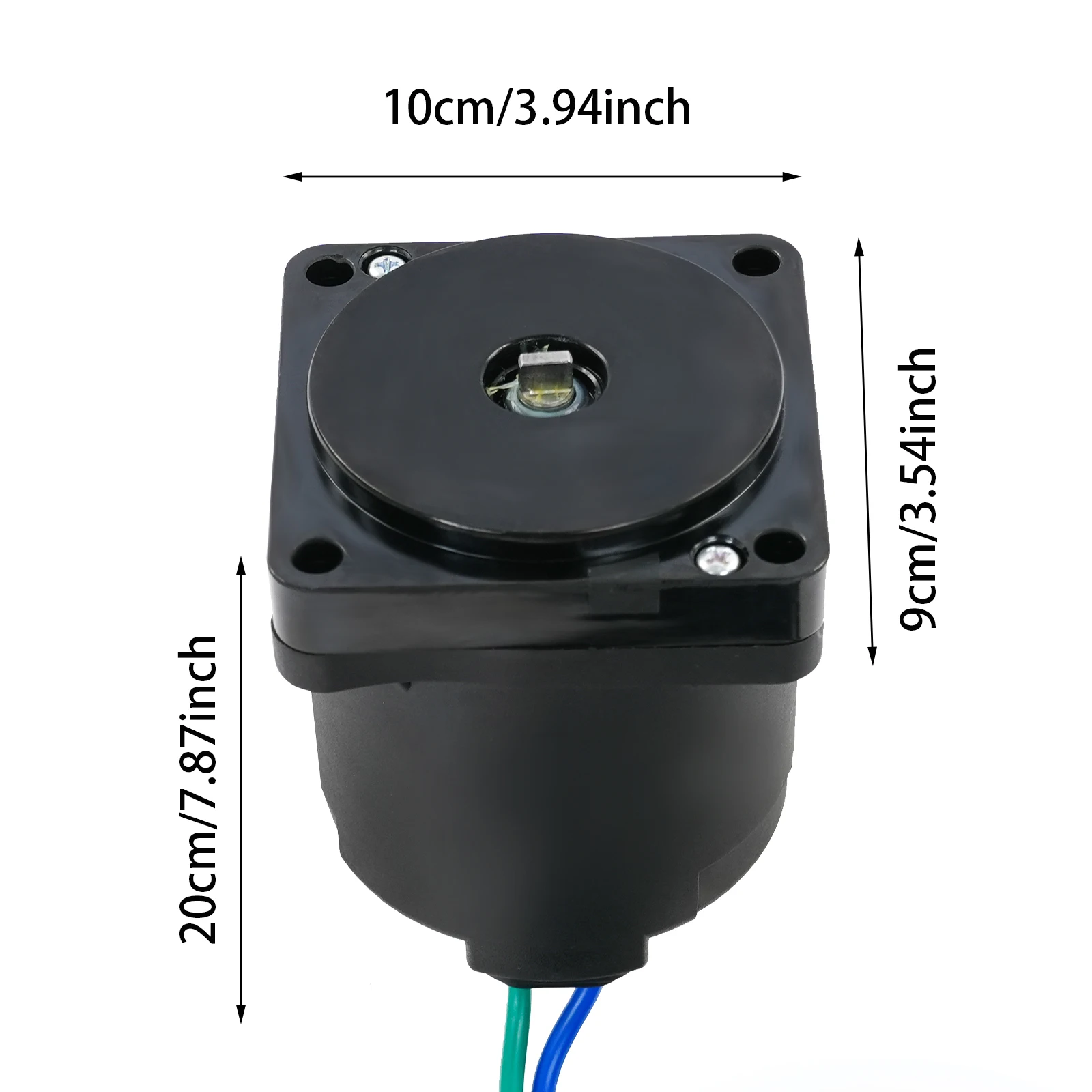 Tilt & Trim Motor, Replacement Tilt Trim Motor for Outboard Motor, Outboard Tilt Trim Motor 12V 250W Electric Power Tilt and Trim Motor for Yamaha 2-Stroke 150-300HP 4-Stroke 150-275HP Flat Plug 67H Boat Engine Marine Heavy Duty