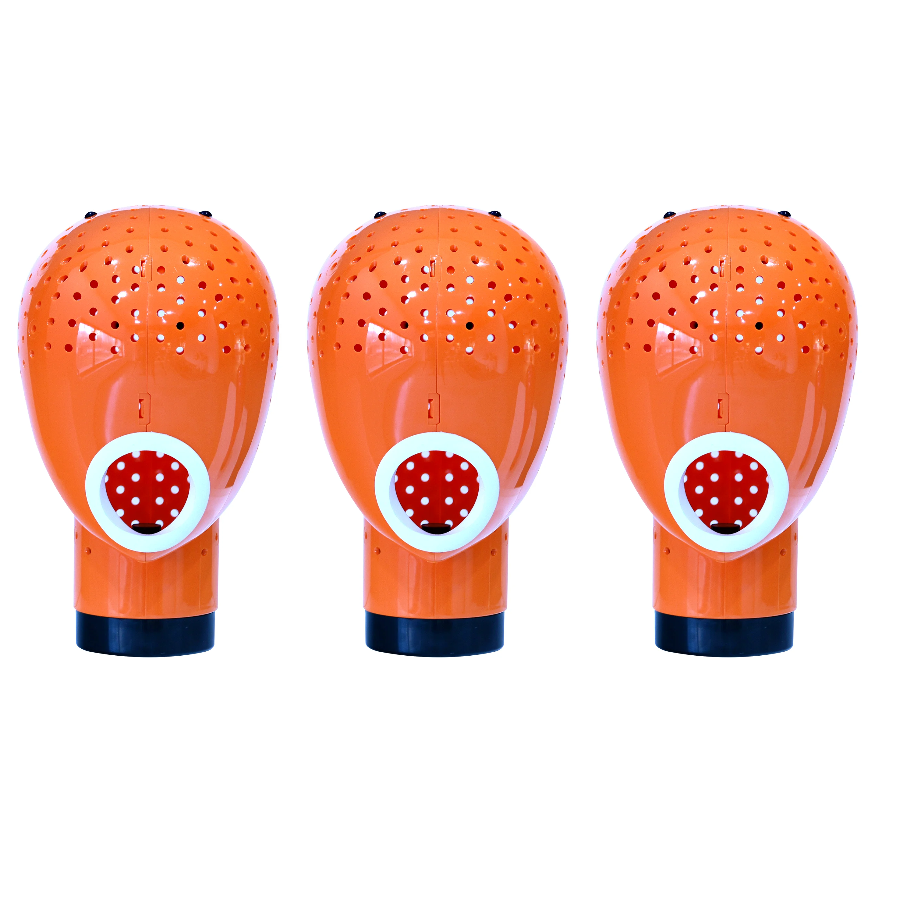 3PC USA Warehouse Free Shipping Wig Drying Head With Fixed Clips, Fast Circulation Air Drying Plastic Wig Holder, Multi-use Wig Styling Drying Tool For Human Hair Synthetic Wigs Home Salon