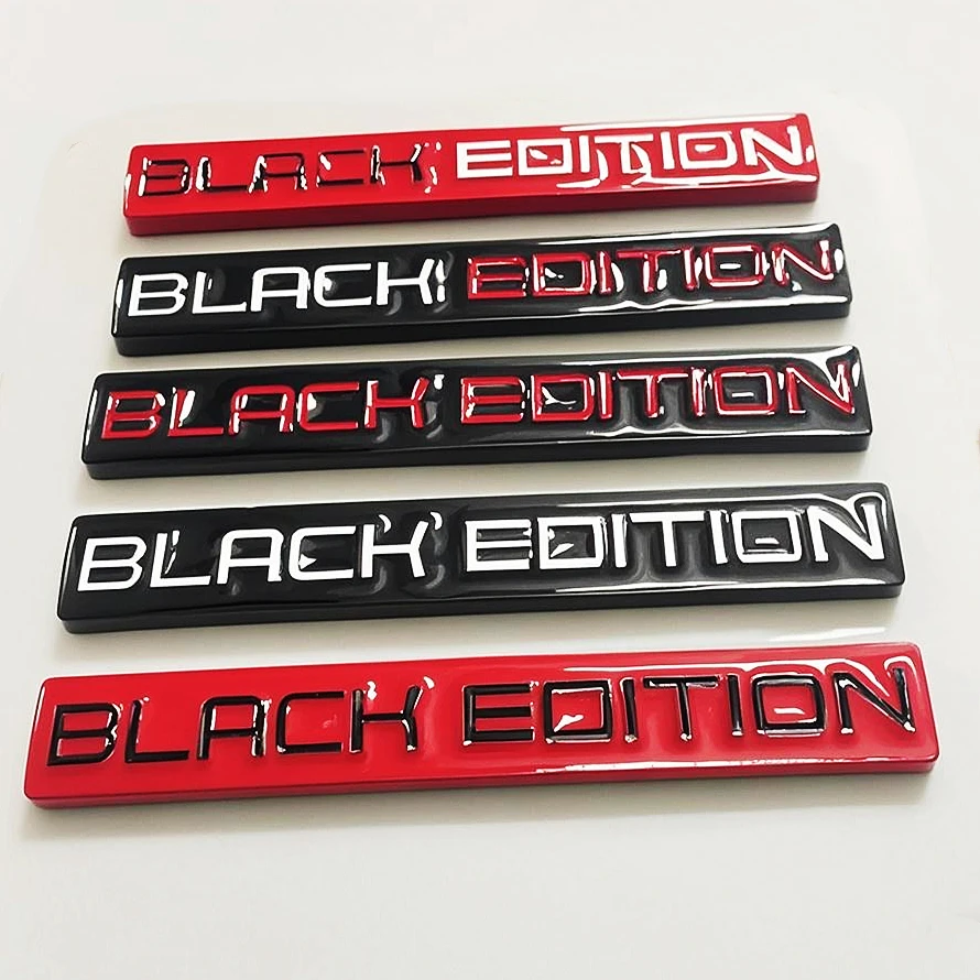Zinc Alloy Black Edition Car Stickers for Volvo Audi BMW Benz Cadillac Honda Volkswagen Lexus Black Warrior Modified Badges