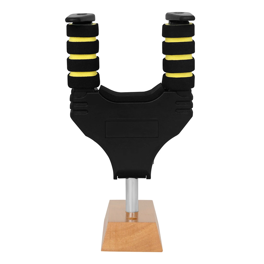 JYX-412-1 Self-Locking Guitar Wall Mount Hanger Solid Wood Base with Shock-Absorbing Sponge Gravity Lock for Guitar & Ukulele