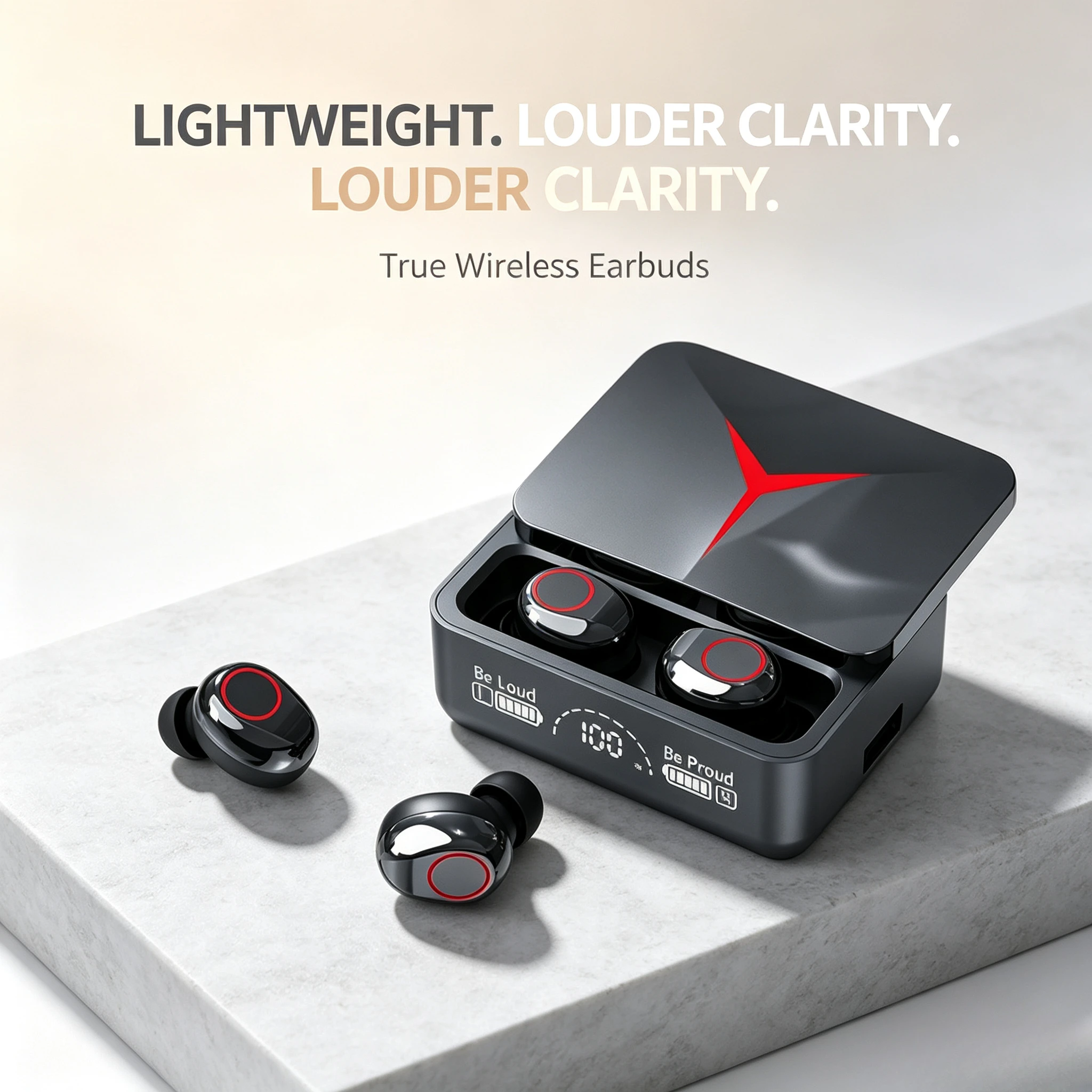 Wireless Earphones with Charging Box Headphone 9D Stereo Sports Earbuds Headsets with Microphone Bluetooth
