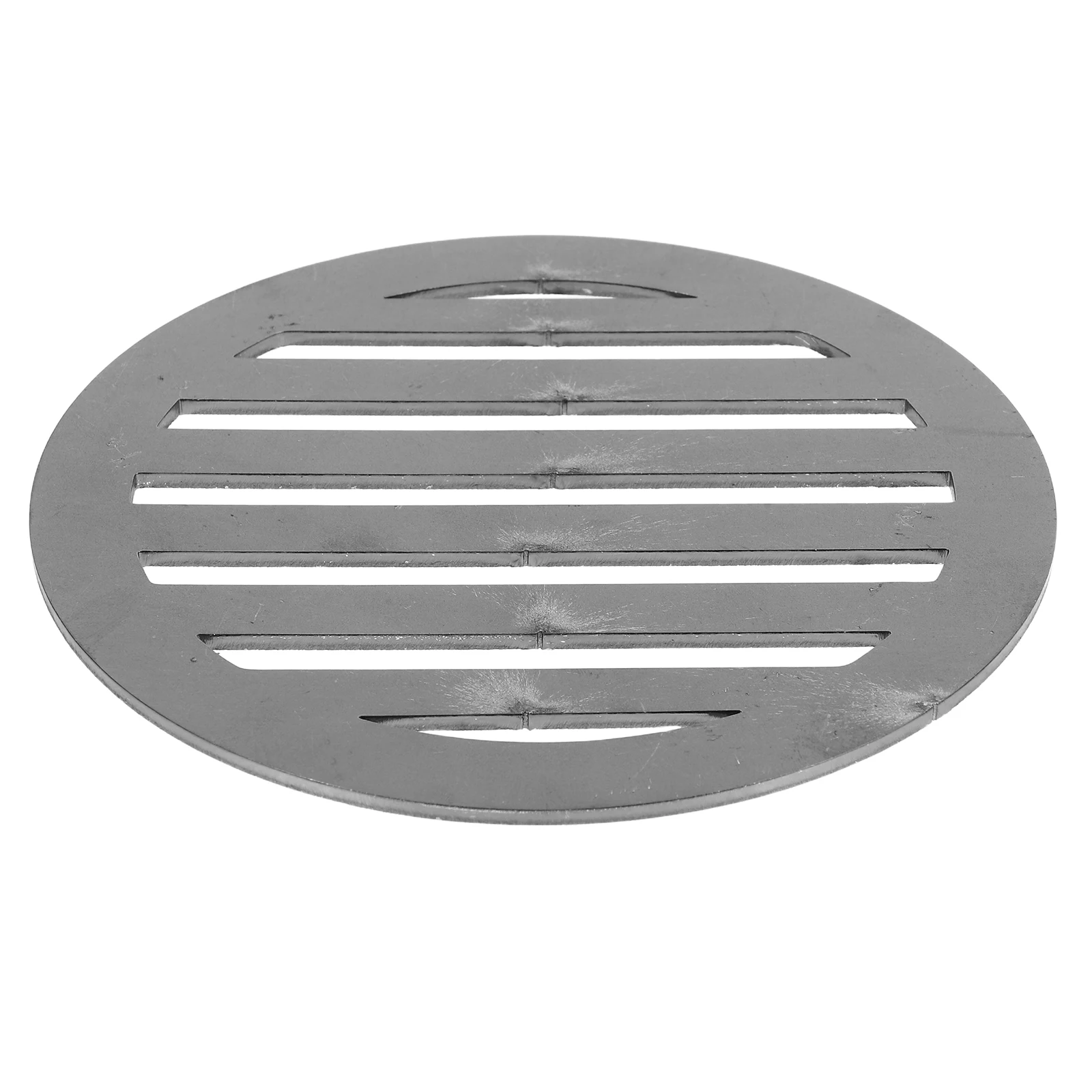 

1pc Iron Bbq Grill Heat Plate Replacement Fire 145Mm For Camping Outdoor Cooking Round Fire Grate Iron Charcoal Plate Grate