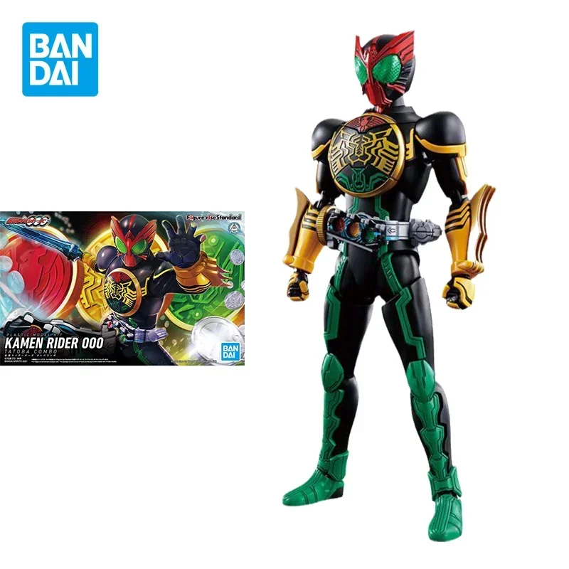 

Bandai Genuine Model Kit Anime Figure Figure-rise KAMEN RIDER 000 TATOBA COMBO Action Figures Collectible Toys Gifts for Kid