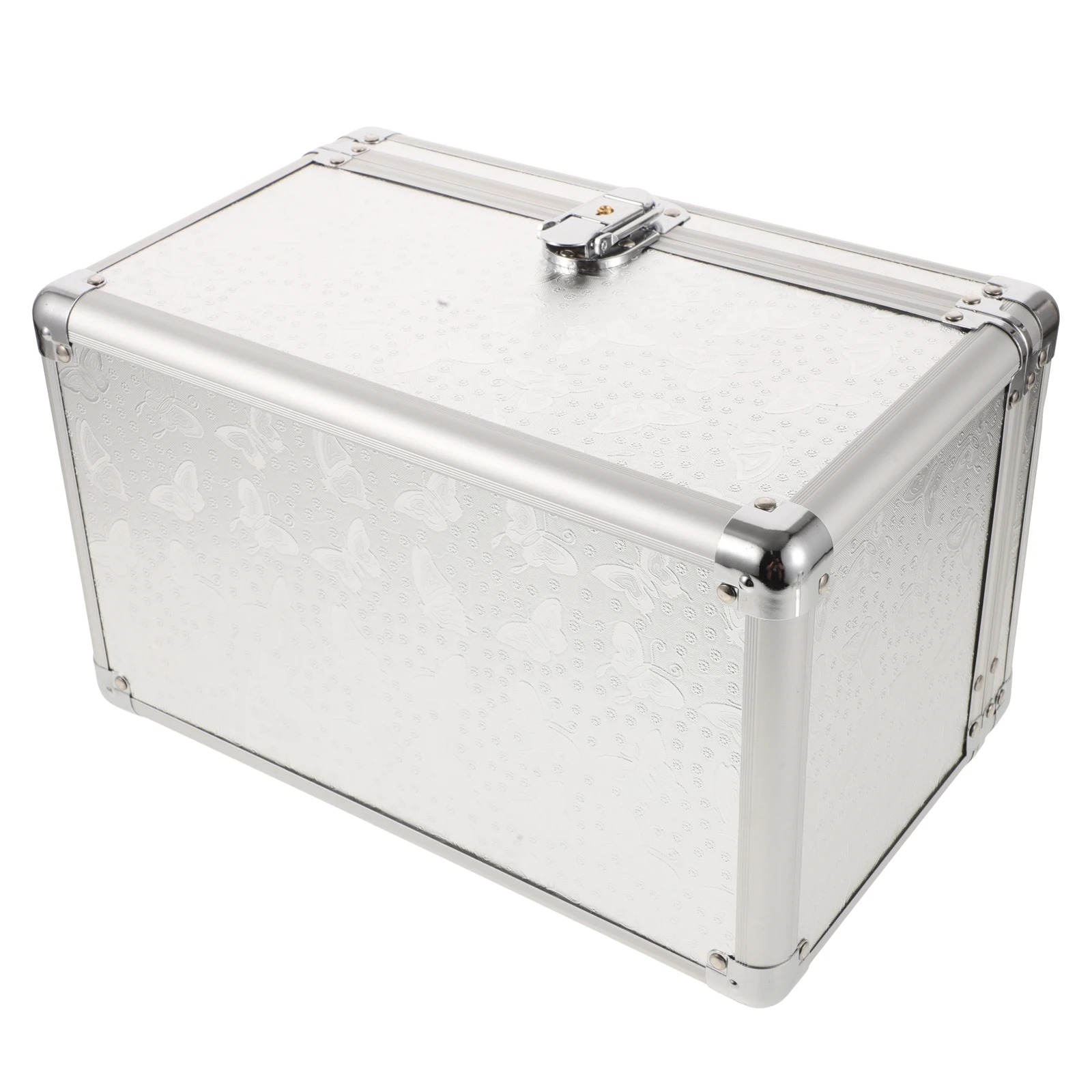 

Aluminum Alloy Toolbox Props Storage Case Weather Resistant Portable Tool Box Organizer Carrying Suitcase Tool Storage