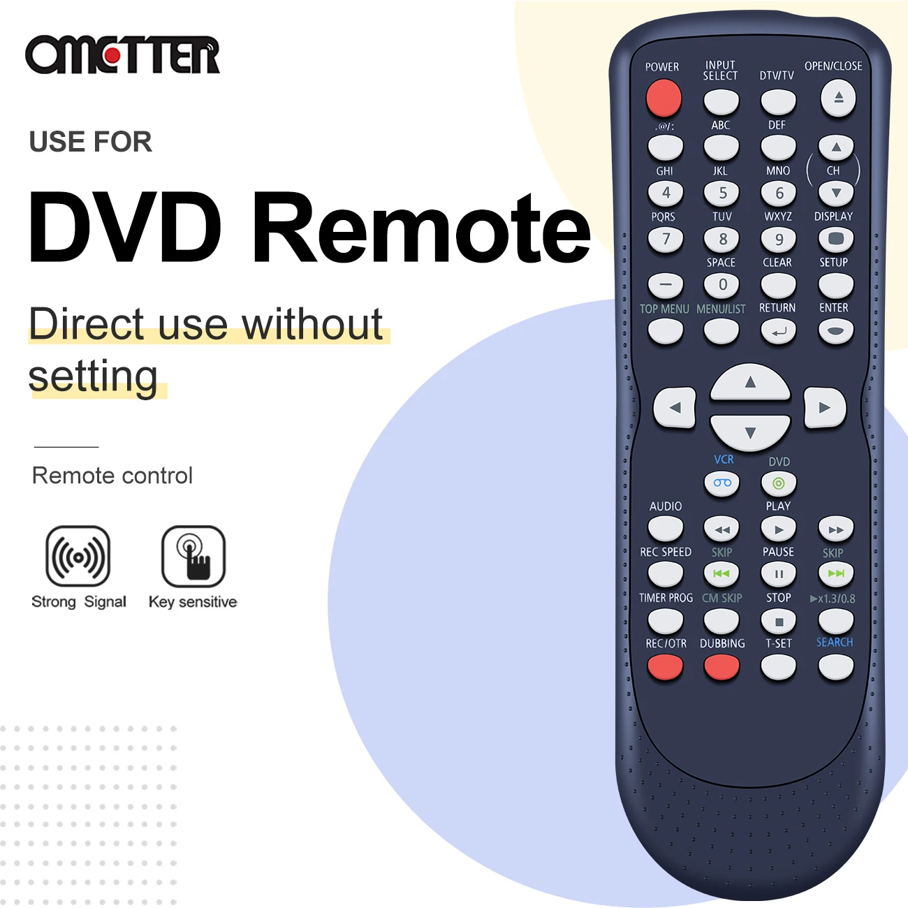 Nb666ud nb666 controle remoto apto para sylvania/funai dvd recorder vcr zv450tt8 zv450sl8 sub nb659 nb659ud