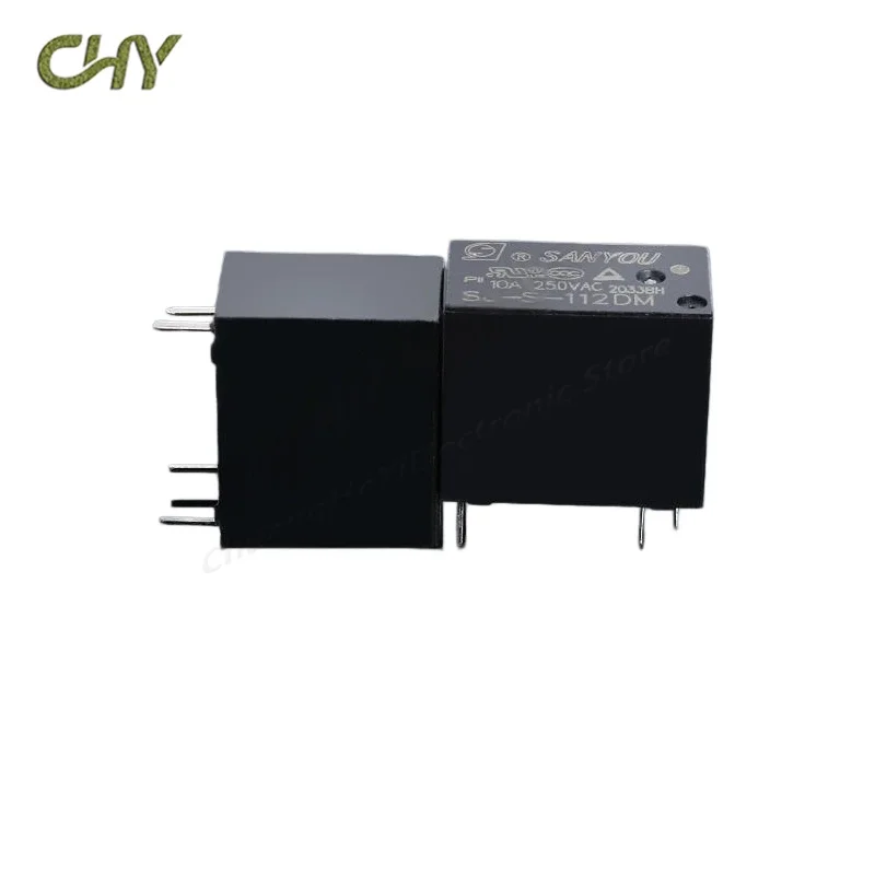 100%Original New SANYOU SJ-S-105DM 5VDC SJ-S-112DM 12VDC SJ-S-124DM 24VDC 4PINS 5A Power Relay Replaceable (JZC)HF32F