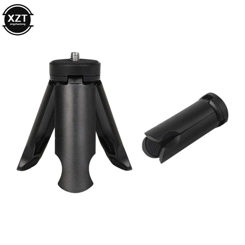 Mini Desktop Mobile Phone Bracket Action Camera Tripod PTZ Stabilizer 1/4 Screw Base for Phone PTZ Camera Projector Display