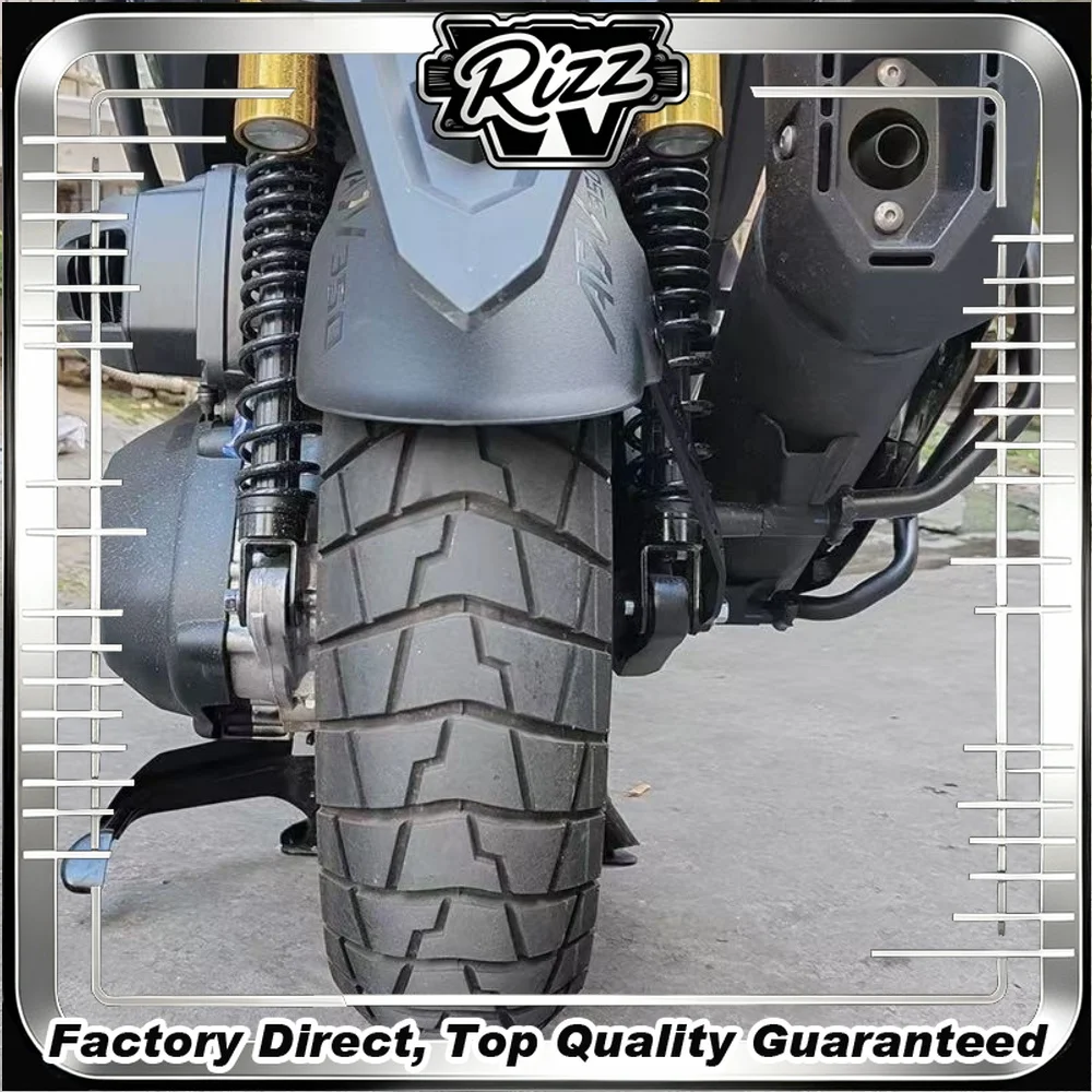 FOR ADV350 Thickened ABS Extended Wider Rear Fender with Integrated Inclined Flow-Guiding Chamfer Design for Enhanced Protection
