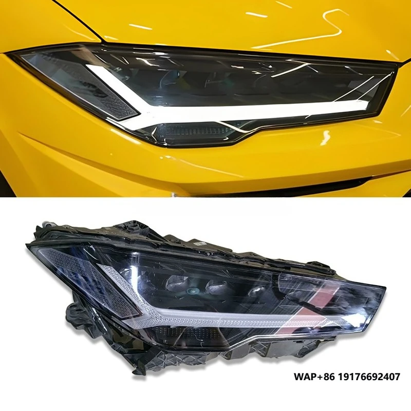 لامبورغيني أوروس 2018-2022 مجموعة مصابيح أمامية نظام إضاءة السيارات جودة عالية الأصلي LED المصابيح الأمامية URUS