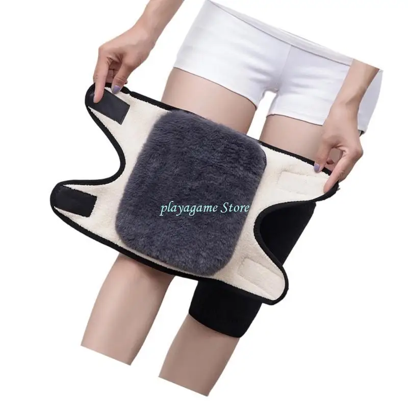 Y88A واقيات للركبة مبطنة بالصوف، حماية حرارية ضد الرياح لعشاق الرياضة