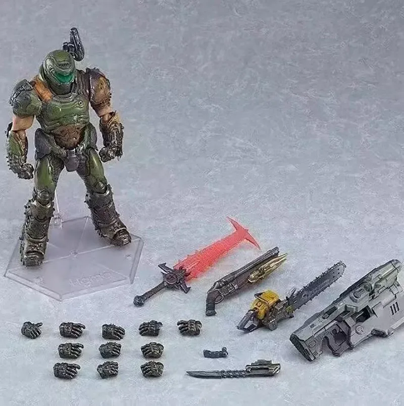 

Doom Eternal Doom Slayer Doomguy Movable Joint Model Figure Collection Decoration The Originator Of Fps Games Peripheral Gifts