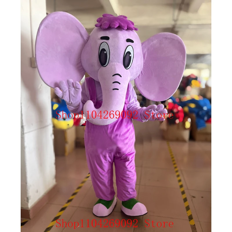 

Carnival Adult Elephant Mascot Costume Cartoon Fursuit Cosplay Costume Animal Character Outfit Suit Birthday Party