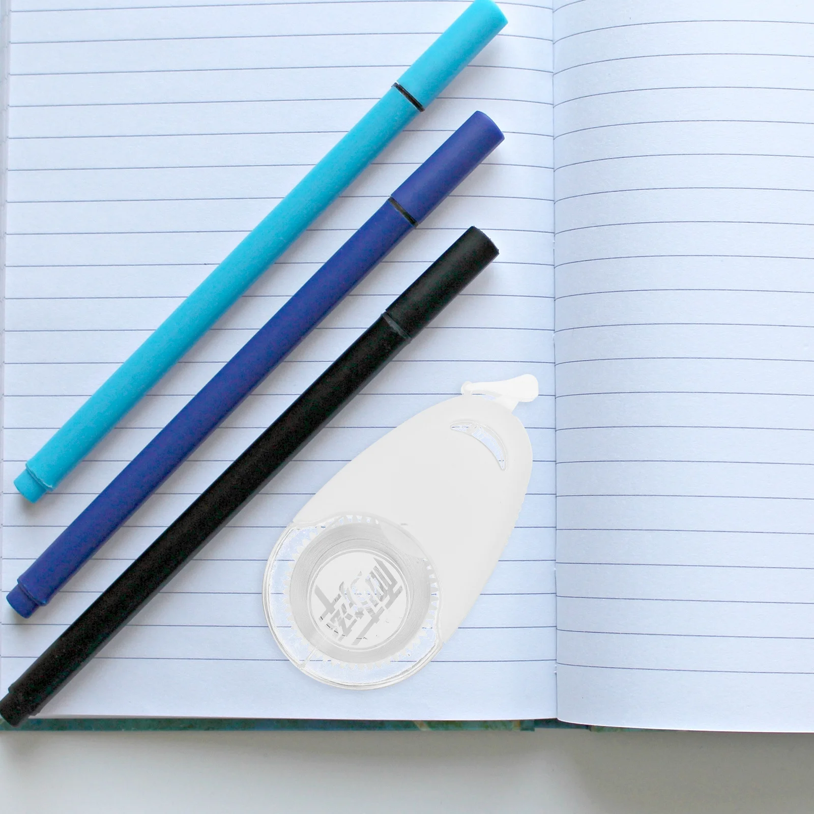 

5Pcs Smooth Silent Correction Tape Roller Applicator Fliptop Design Portable for Students School Office Home