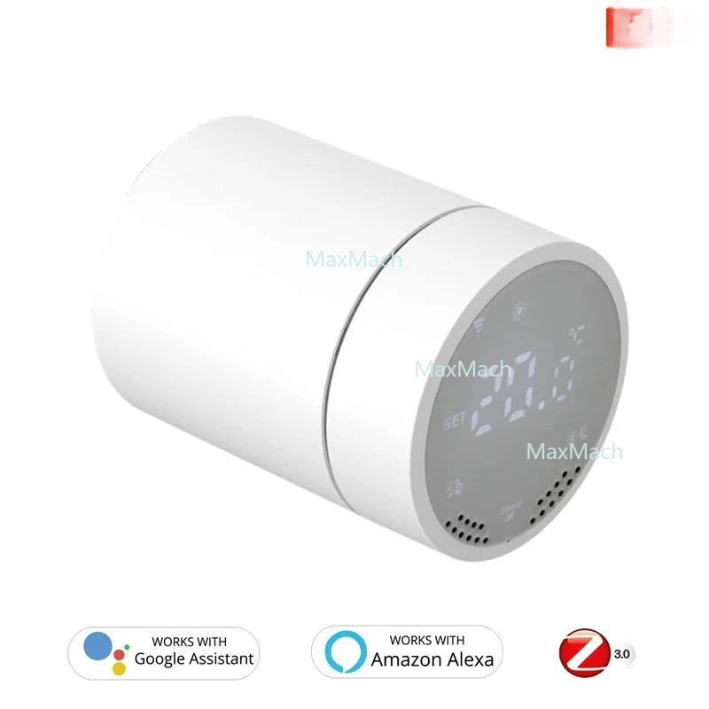 

Клапан радиатора ZigBee, интеллектуальный термостатический клапан граффити, программируемый регулятор температуры, голосовое управление без помощи рук