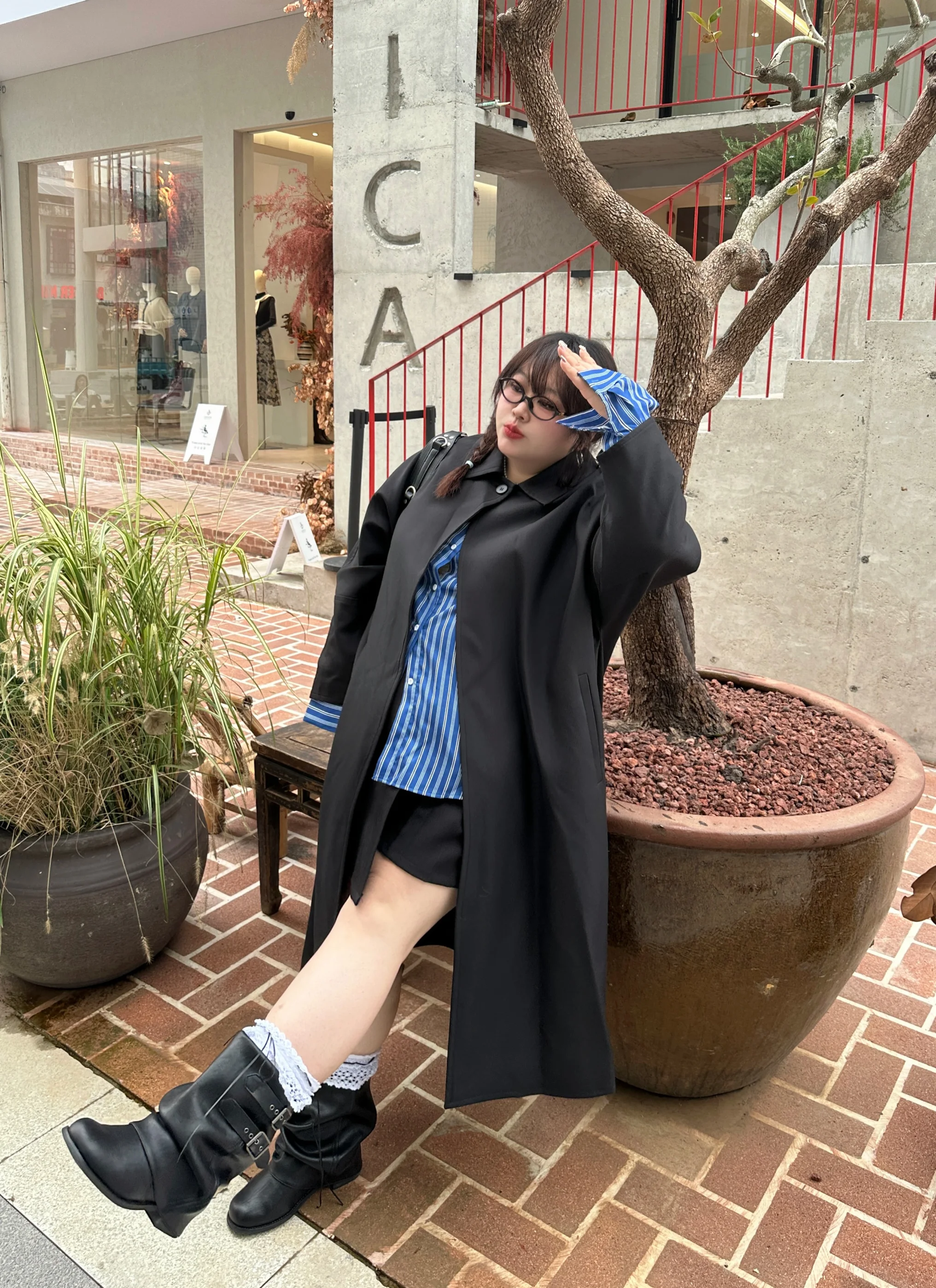 

Удлиненное пальто-ветровка в корейском стиле, повседневное, на одной пуговице, больших размеров, приталенное, удлиненное