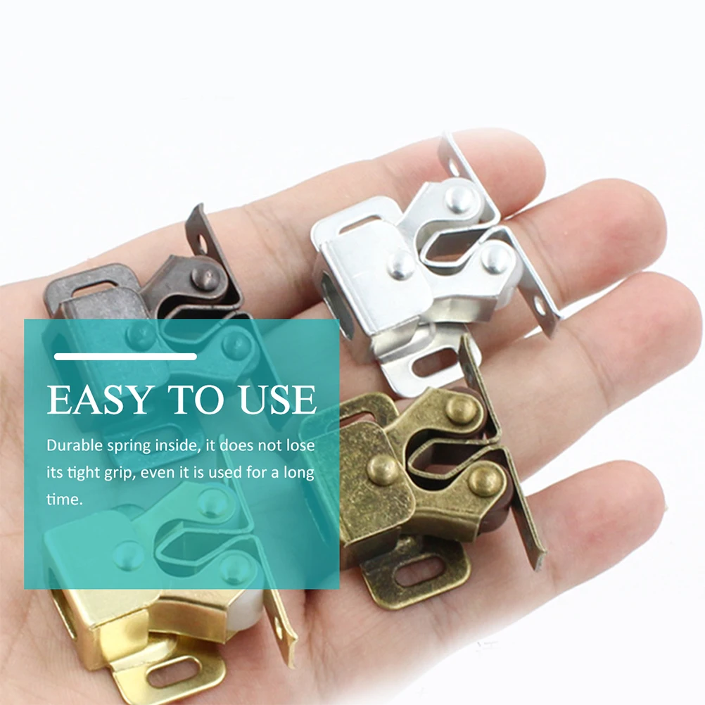 

20Pcs Cabinet Door Bumpers Catches Screen Rollers Closures Rv Shower Closet Cupboard Durable Silent Fits