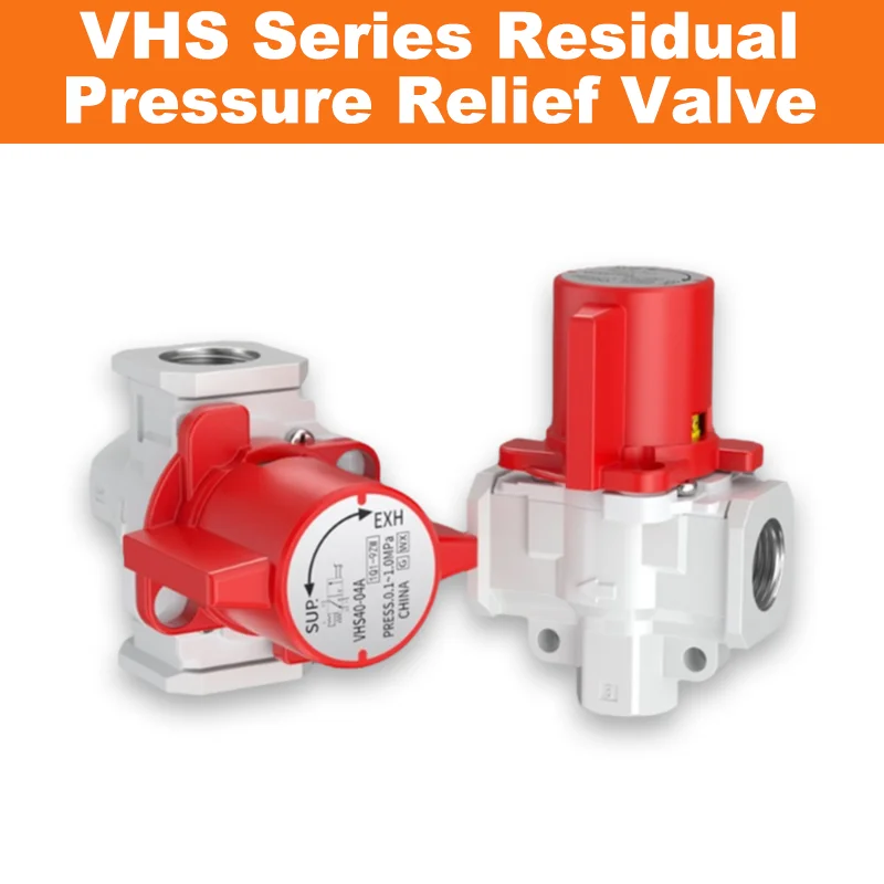 

Ручной предохранительный клапан сброса остаточного давления SMC серии VHS для обслуживания VHS30-02A-03V/VHS40-03-04A