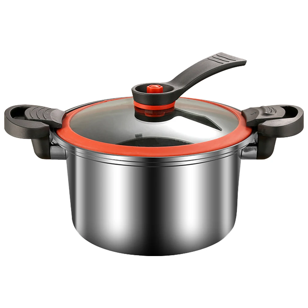 

Stainless Steel Pressure Cooker 24cm 3 5L Nonstick MicroPressureCooker PortableKitchenware SoupPot Stockpots HouseholdSaucepan