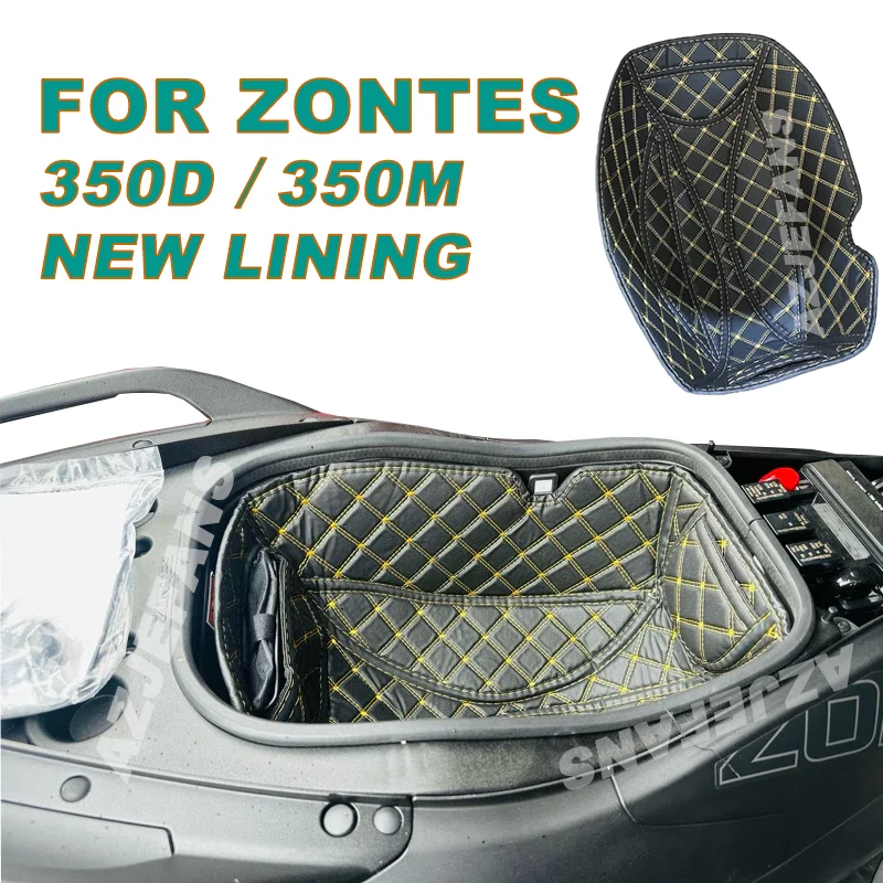 

For ZONTES 350D 350M Motorcycle Storage Box Seat Bucket Liner Cushion Shockproof Abnormal Noise Prevent scratches
