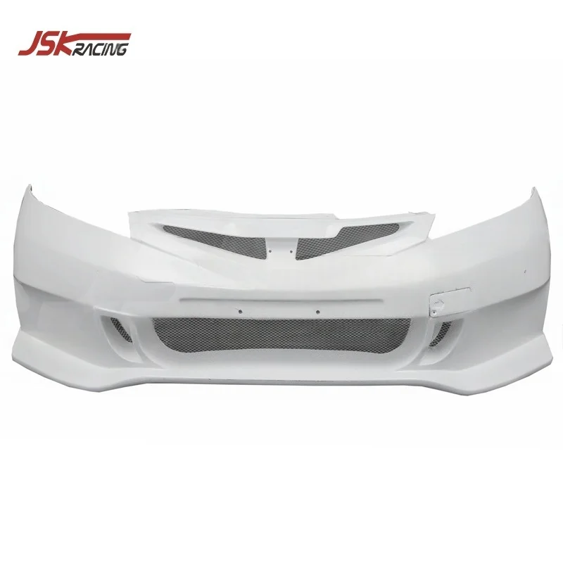

JS Racing Style Fiber Glass Front Bumper For 2009-2013 Honda Fit Jazz
