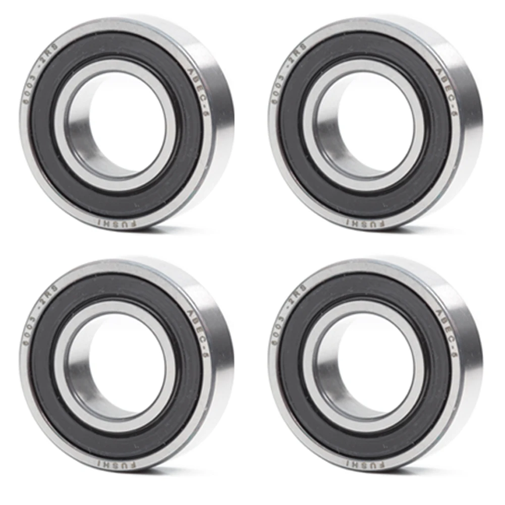 6003RS Bearing ( 6 PCS ) 17*35*10 mm Deep Groove 6003-2RS Ball Bearings 6003RZ 180103 RZ RS 6003 2RS EMQ Quality