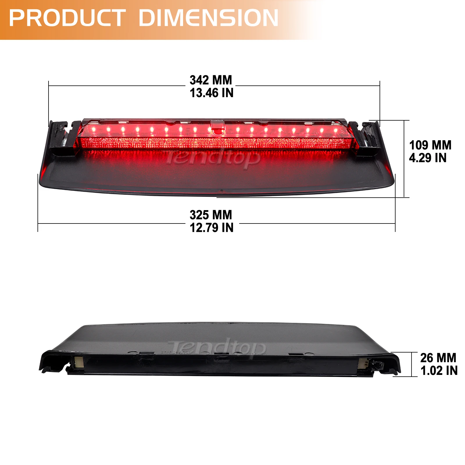 ブレーキランプ-リアバンパー-led-ハイマウントストップランプ-アウディ-a5-s5-クーペ-スポーツバック-2008-2016用