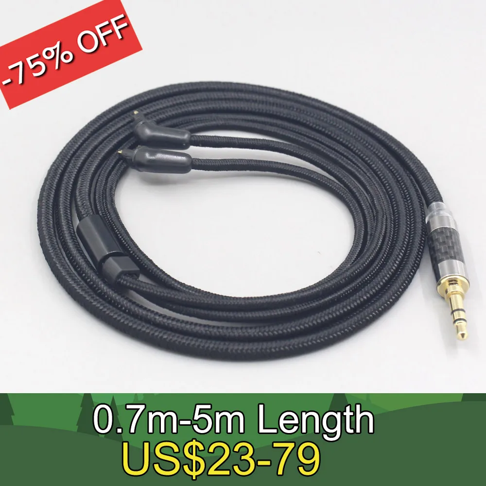 

2.5mm 4.4mm Super Soft Headphone Nylon OFC Cable For Sony MDR-EX1000 MDR-EX600 MDR-EX800 MDR-7550 Earphone LN007514