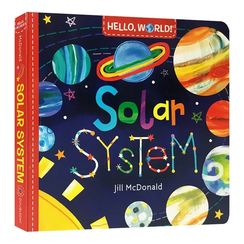 

Hello World Solar System, Baby Children's books aged 1 2 3 4, English picture Board book, 9780553521030