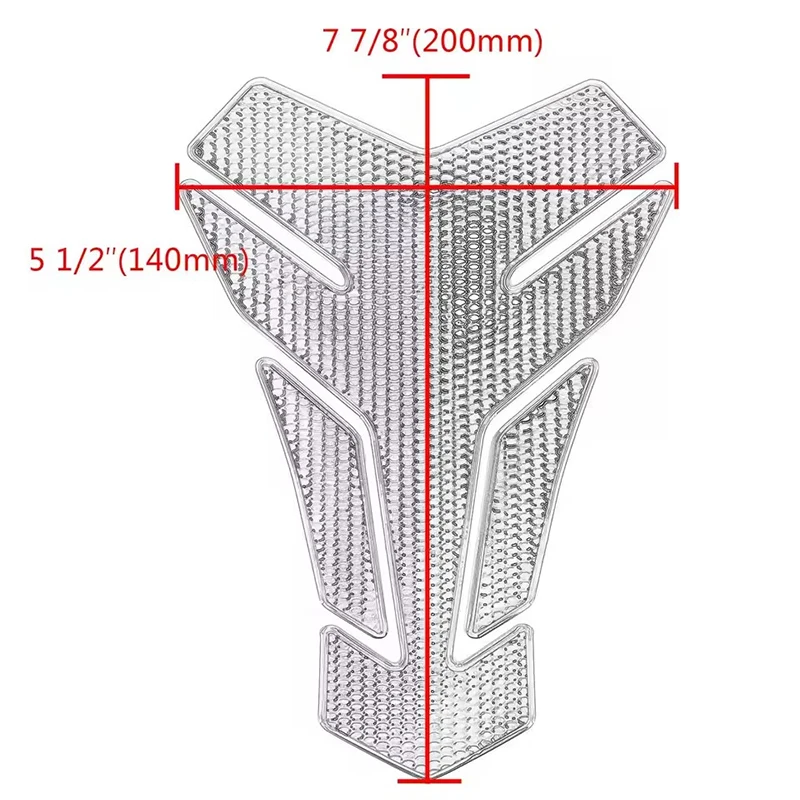 For 675SR-R SR675 675 SR-R 2024 2025 2026 Motorcycle accessories Carbon Fiber 3D Oil Fuel Gas Tank Pad Decal Protector Sticker