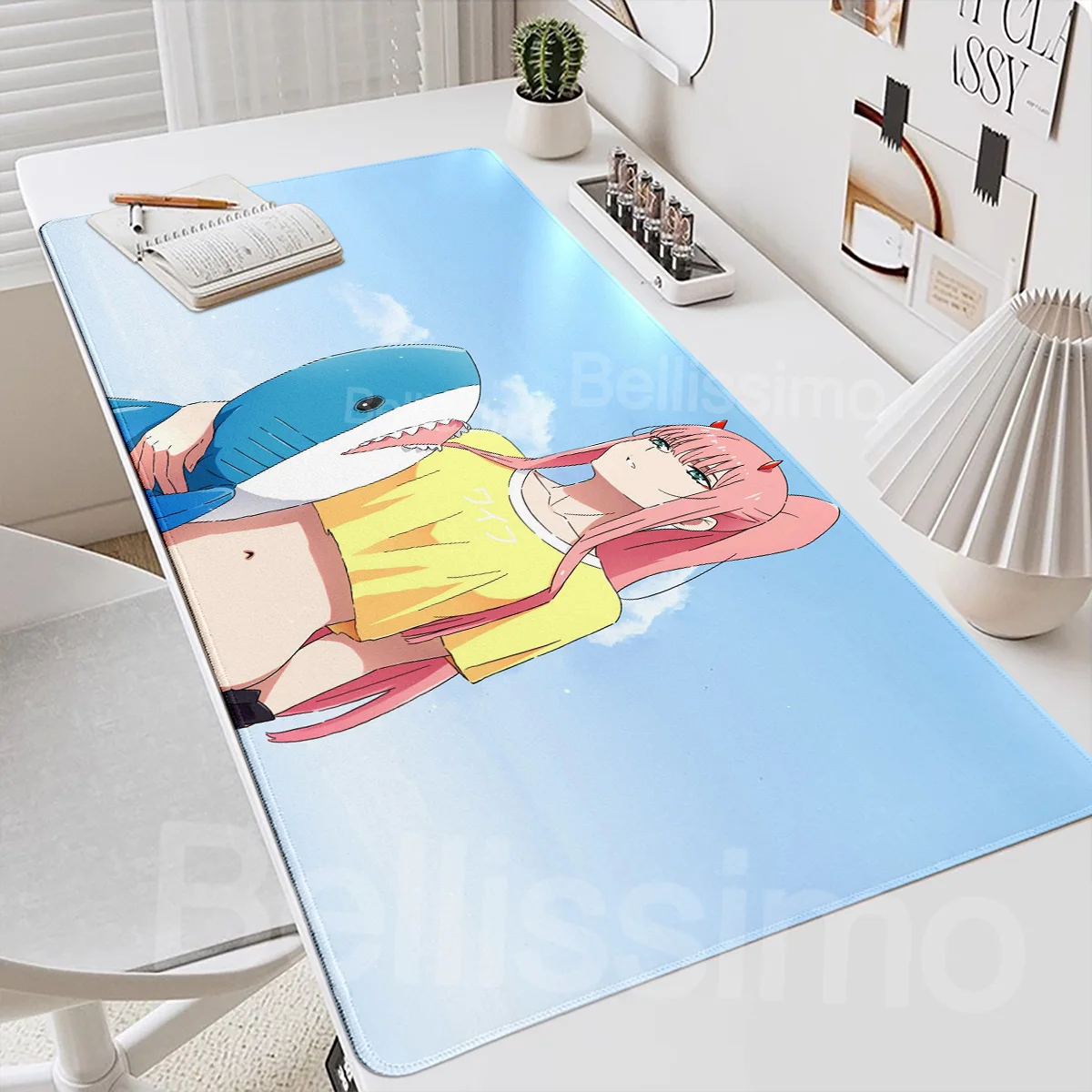 

PC Rubber Non-Slip Gaming Mouse Pad Zero Two Anime Girl HD Print Quick Delivery Player Table Pad Accessories XXL Carpet Yeston