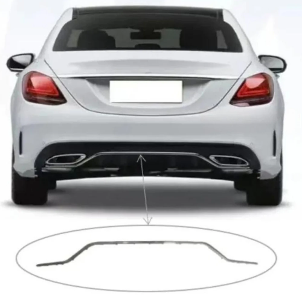 

Хромированная декоративная полоса заднего бампера A2058853903 A2058854103 для Mercedes Benz C-Class W205 2019-2020 C300 C320