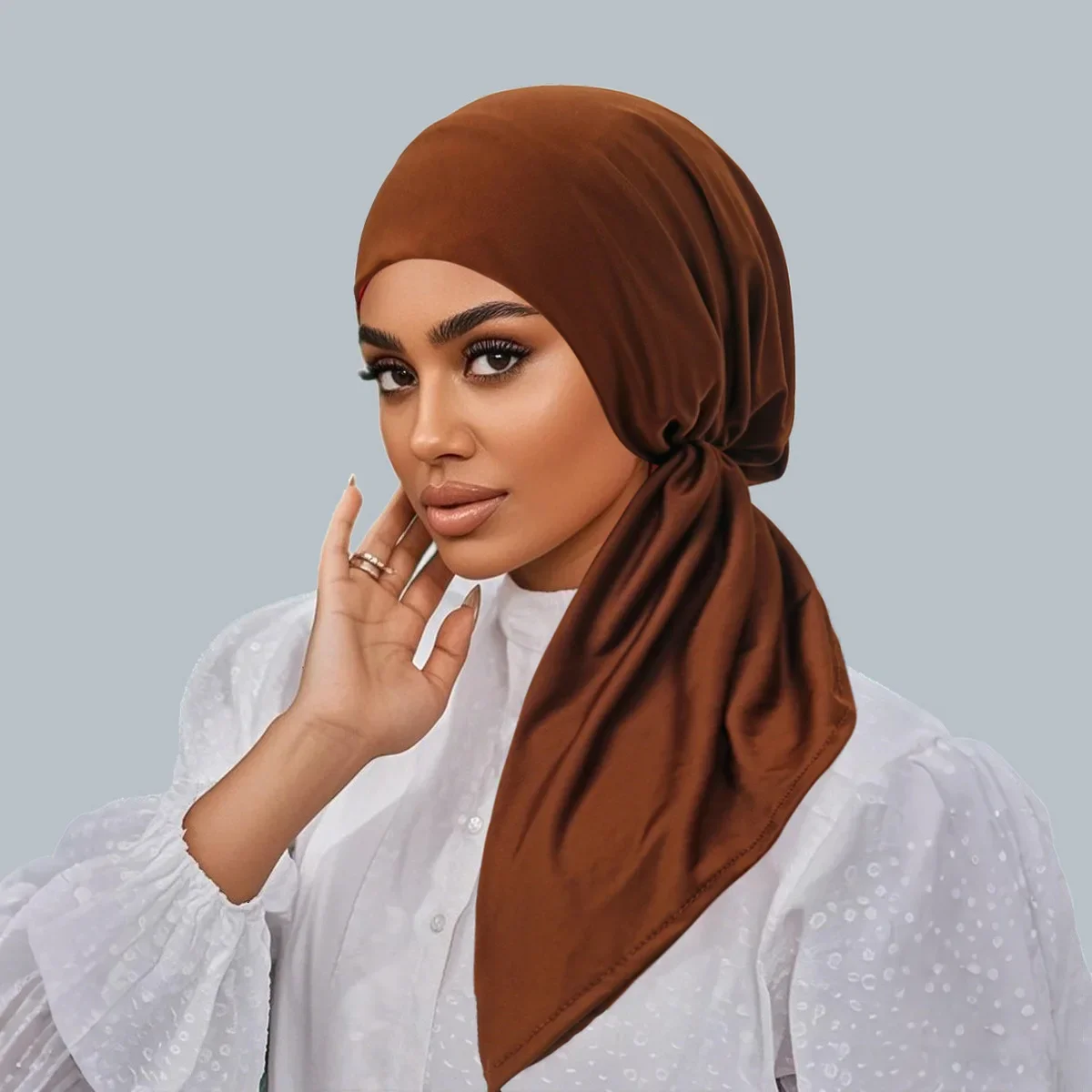 جديد عصري عمامة قبعة المرأة مسلم الحجاب الإسلامي الكيماوي قبعة وشاح الرأس السيدات رئيس التفاف غطاء الحجاب الحجاب Turbante Mujer جديد