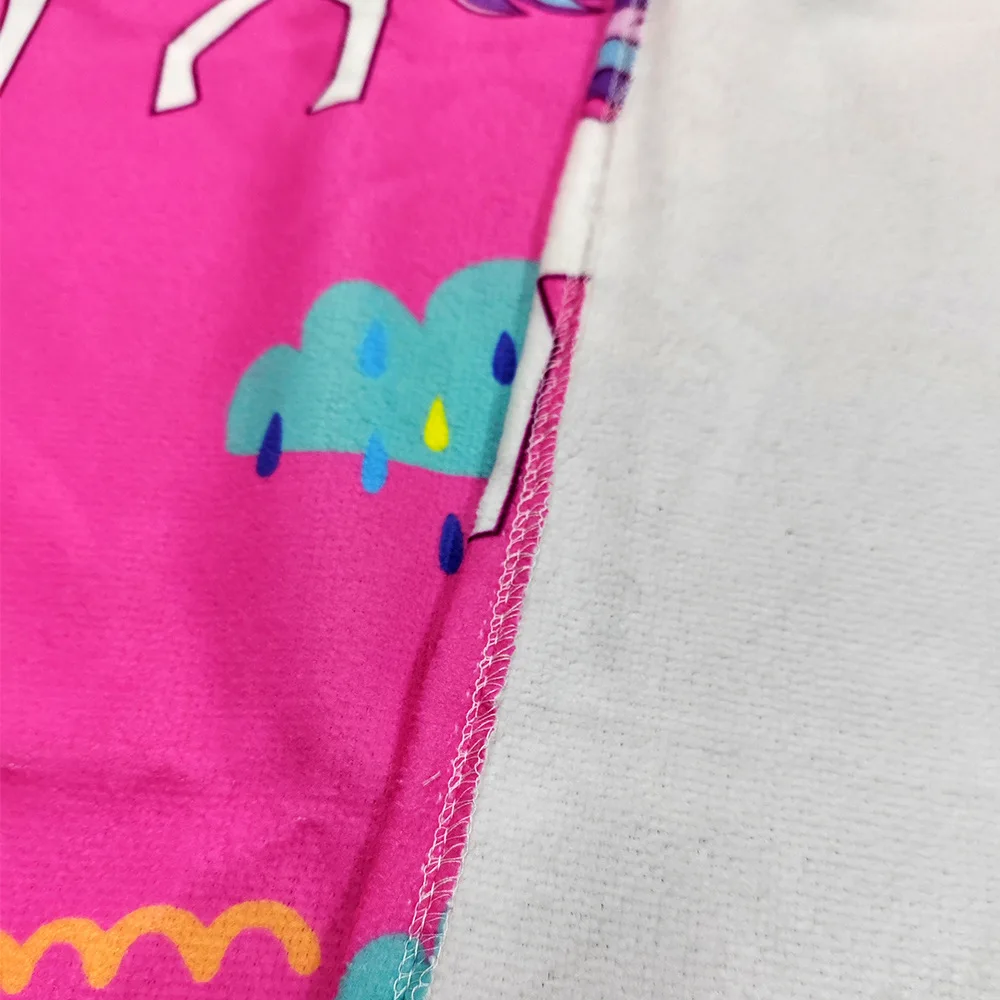Customized 3D Printed Hooded Bath Towel Microfiber Changing Robe Poncho For Men And Women Beach Blanket Swimming Towels