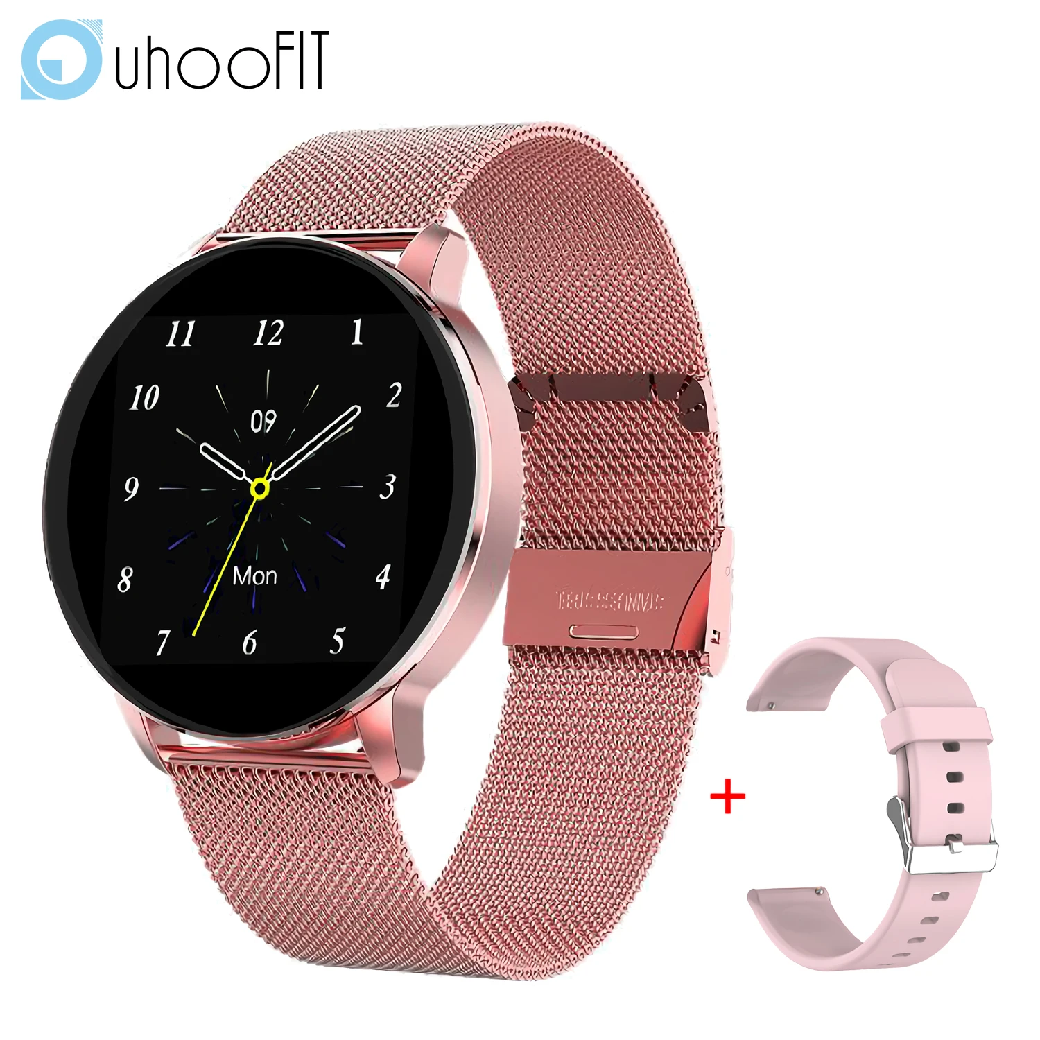 1.3 Inch Full Touch Screen Smart Watch Women Heart Rate Blood Pressure Oxygen Monitor Multi Sport Modes IP67 Waterproof Watches