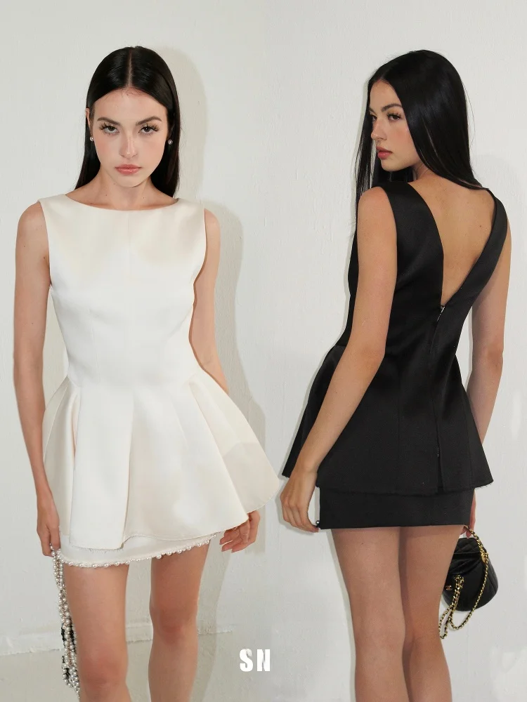 

Champagne Color Sparkling Micro Beads Glitter Bal Puffy Skirt Set Ele Sle Two-Piece Women's Faion Ensemble