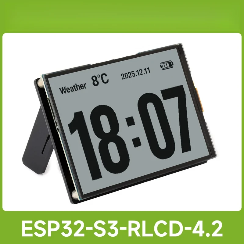 ESP32-S3 4.2inch RLCD Development Board, 300×400, Supports Wi-Fi &BLE Dual-mode Communication And AI Voice Interaction