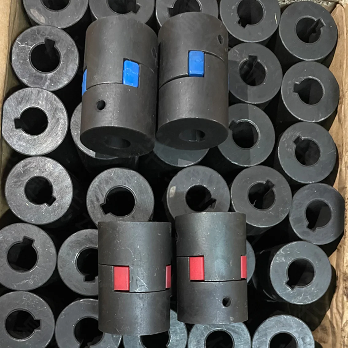 1Set L050 45#Steel 3 Jaw Coupling Inner Hole 8/10/12/14/15/16mm Plum-Coupler Steel Coupling High Torque Coupling For Servo Motor