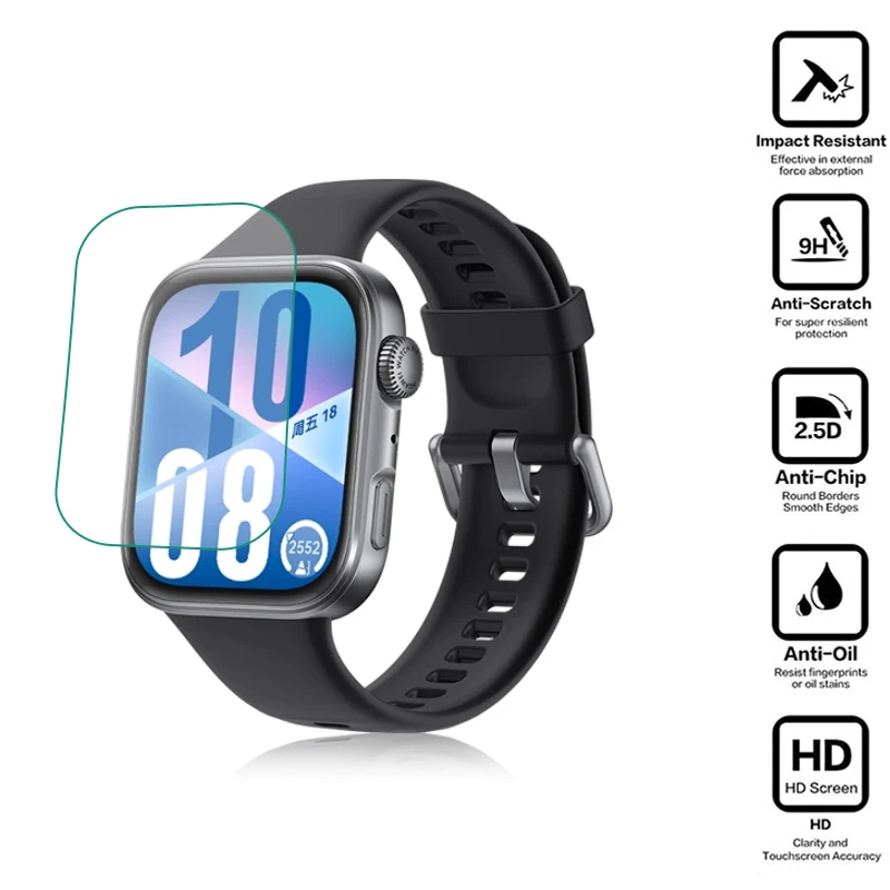 Twarda folia ochronna ze szkła hartowanego do zegarka Huawei Fit 4 Pro Smartwatch Osłona ekranu Smart 4pro Akcesoria