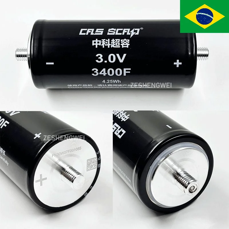 1pcs 3v 3400f Super Capacitor Cell Brand New Car Boot Car Audio Car Start Freely Assembled High Cca Best Capacitors