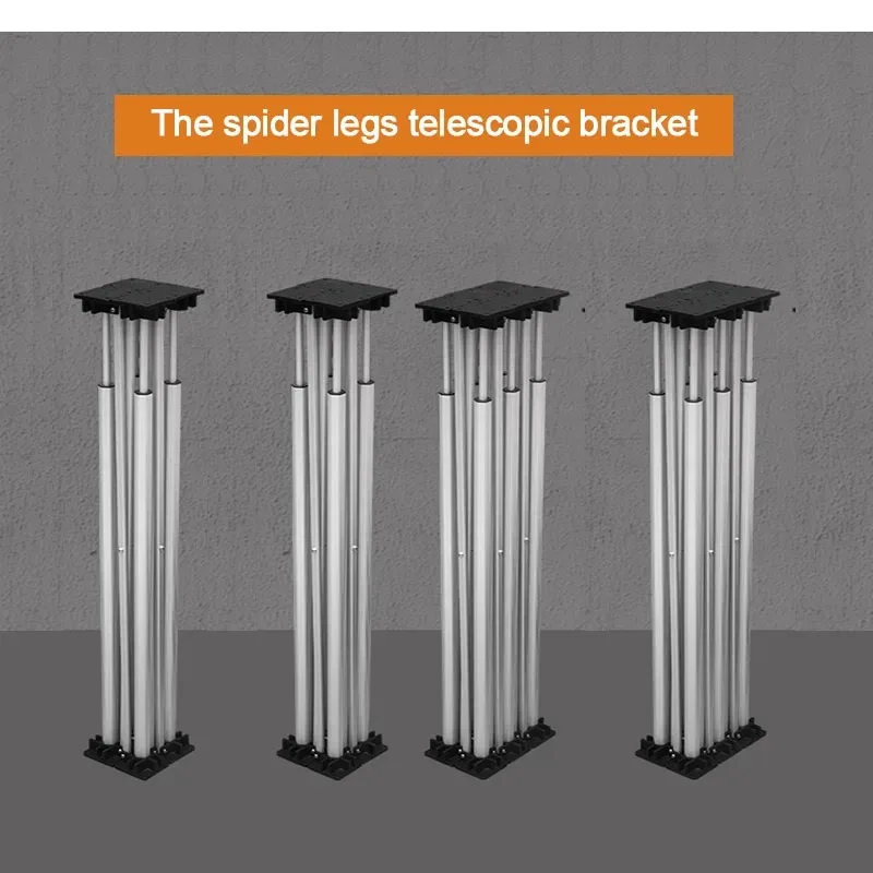 منضدة محمولة من سبائك الألومنيوم دعامة تلسكوبية سريعة 4/6 أرجل طاولة قابلة للطي متعددة الوظائف تنطبق على تشغيل الزجاج الأردوازي #6