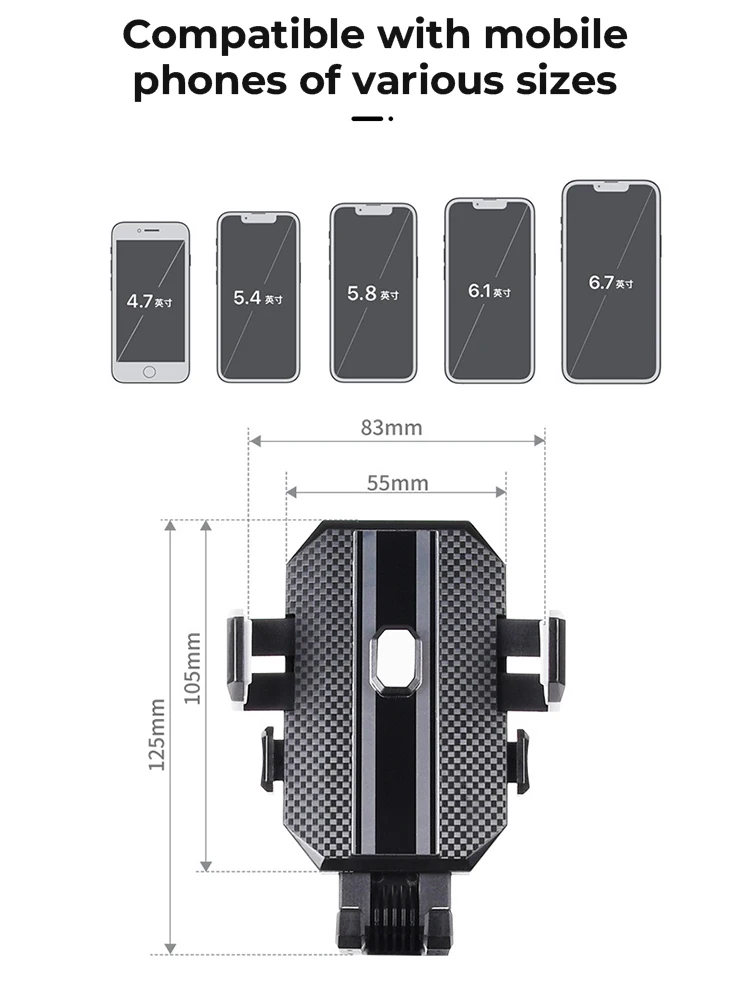 Einstellbare Auto Tasse Halter Handy Halterung Ständer Universal Auto Wasser Tasse Halter Mobile Handy Halterung Unterstützung Für Iphone 13 – Detail 5