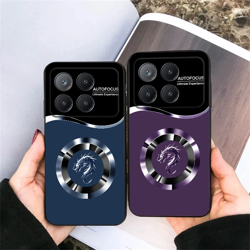 Circle New Dragon Head For Xiaomi Poco X7 M7 Pro 5G M5 X4Pro M4 6 4G C65 75 F6 F5 X6 5 7 X5 F7 Ultra M5S 4Pro 5G Soft Phone Case