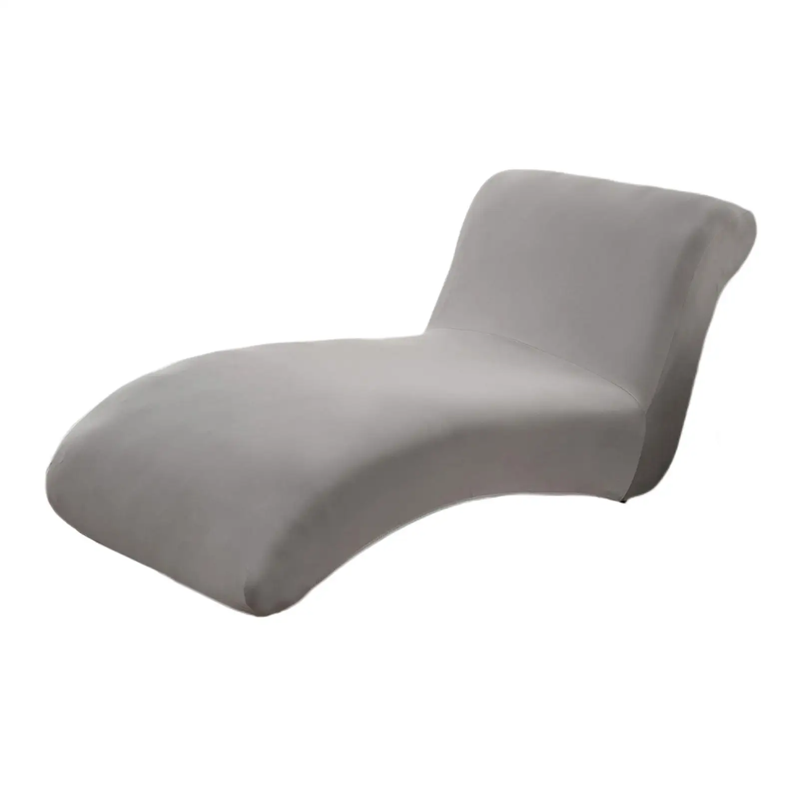 Cozy Chaise Lounge Indoor Slipcover for Bedroom or Lounge Chair with High Elasticity Easy Fit