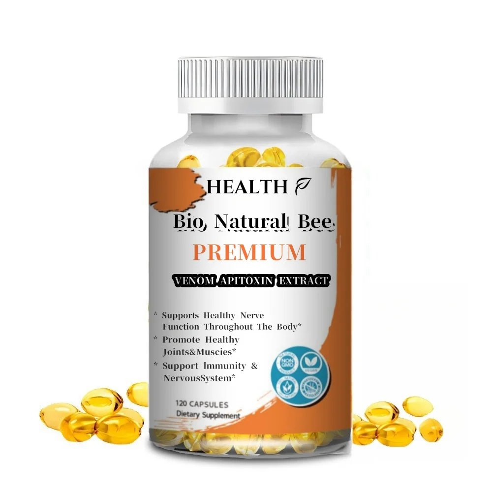 Natural Bee Venom Extract Capsules, Enhance Immunity, Antioxidant Boosting immunity