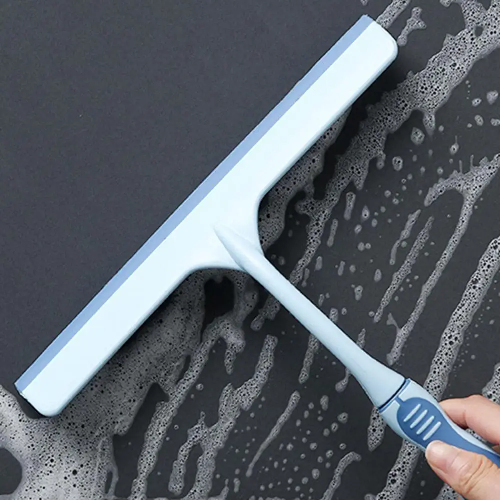 25cm Wide Glass Scraper Window Shower Squeegee Household Silicone Scraper Broom Magic Wiper Rust-Resistant Bathroom Glass Wiper