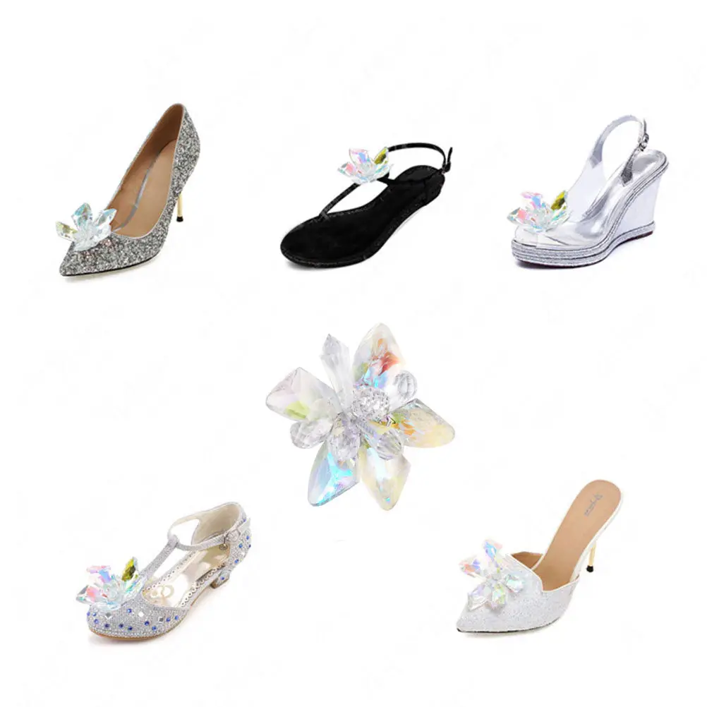 Shoe Clips Crystal Embellished Elegant Bridal Accessories for Women Perfect for Wedding Party Prom Evening Graduation Birthday